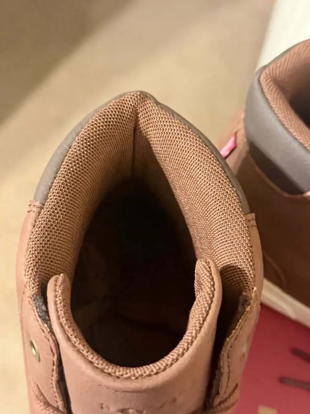 Levi's Caleb High Top Sneakers Tan/Dark Brown Size 10